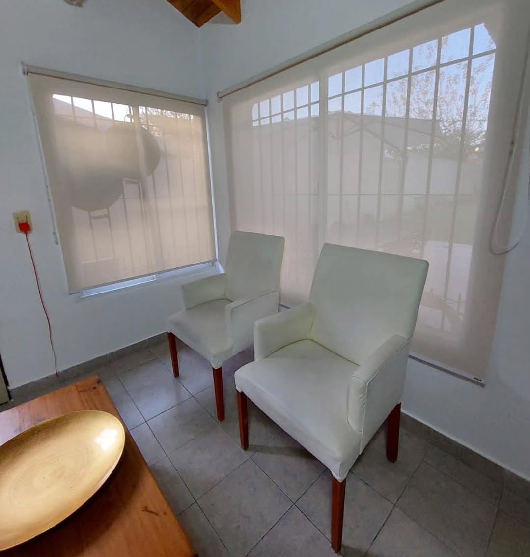 Cortinas roller en living